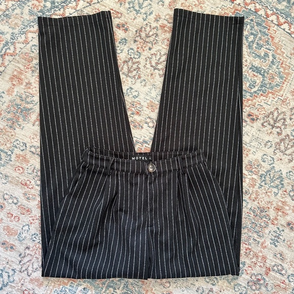 Motel Rocks Misha Wide Leg Trousers - Picture 4 of 9